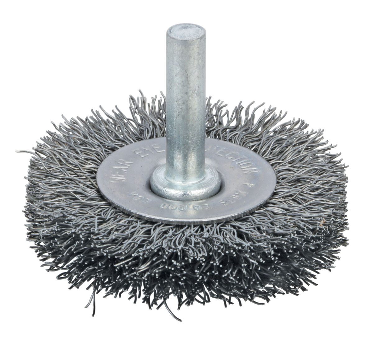 Concave Brush 3" (76 mm) Dia. x .006 x 15/16" Stainless Steel: Include 00001721 Safety Sheet For Each - Concave